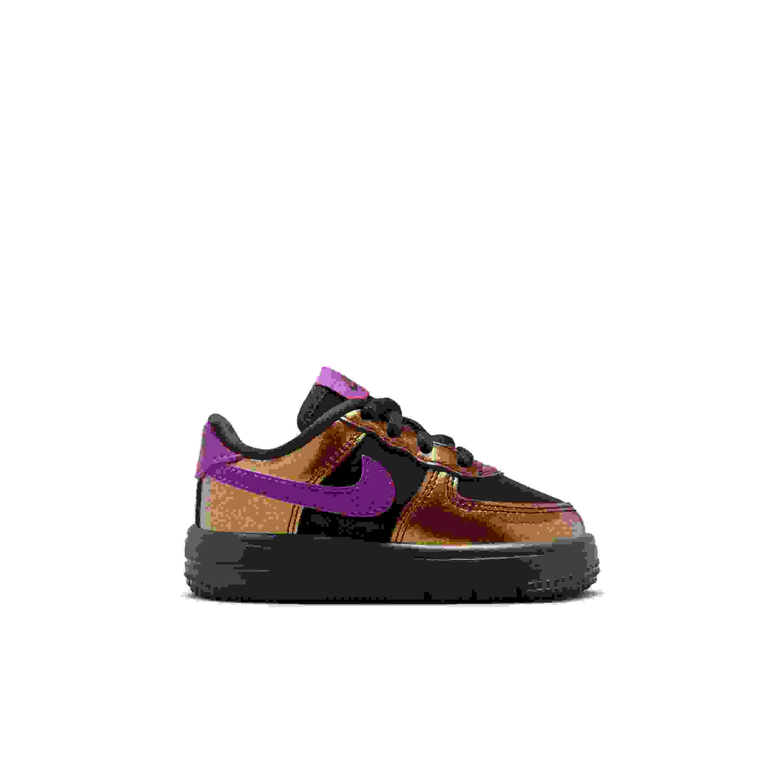 Nike Air Force 1 Low LV8 4 Infant Girls' "Black/Bold Berry" Shoe